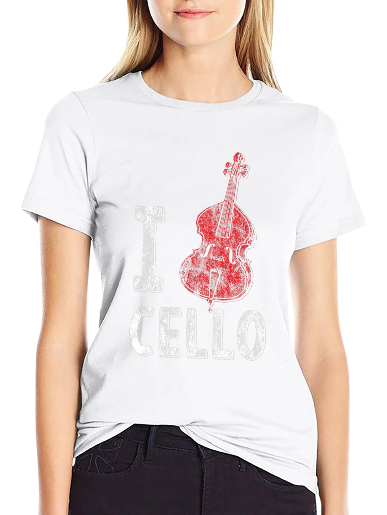 I Cello Music T-Shirt - Musician Graphic Tee
