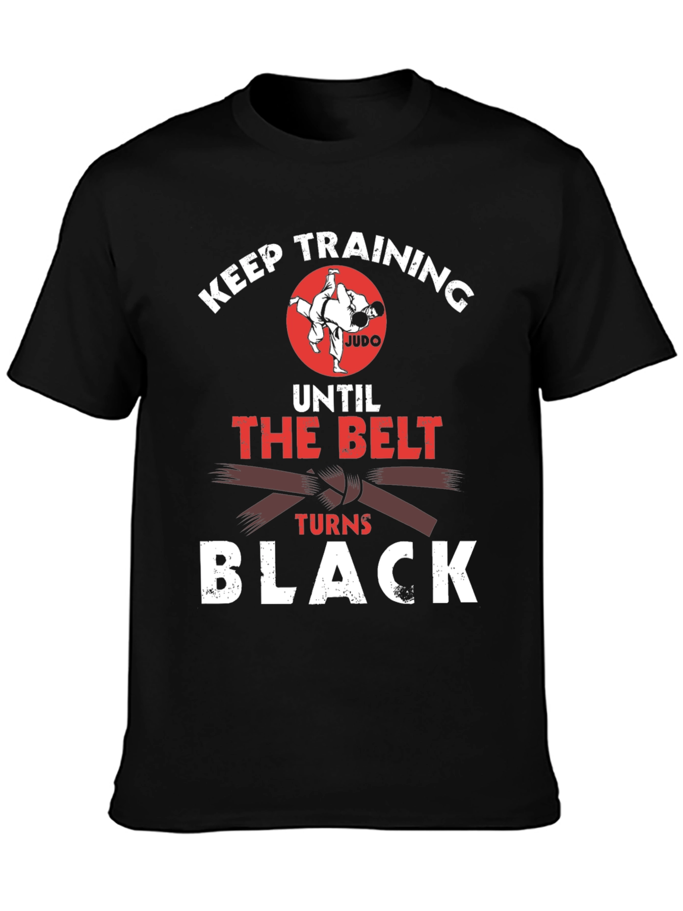 Judo Training Black Belt T-Shirt