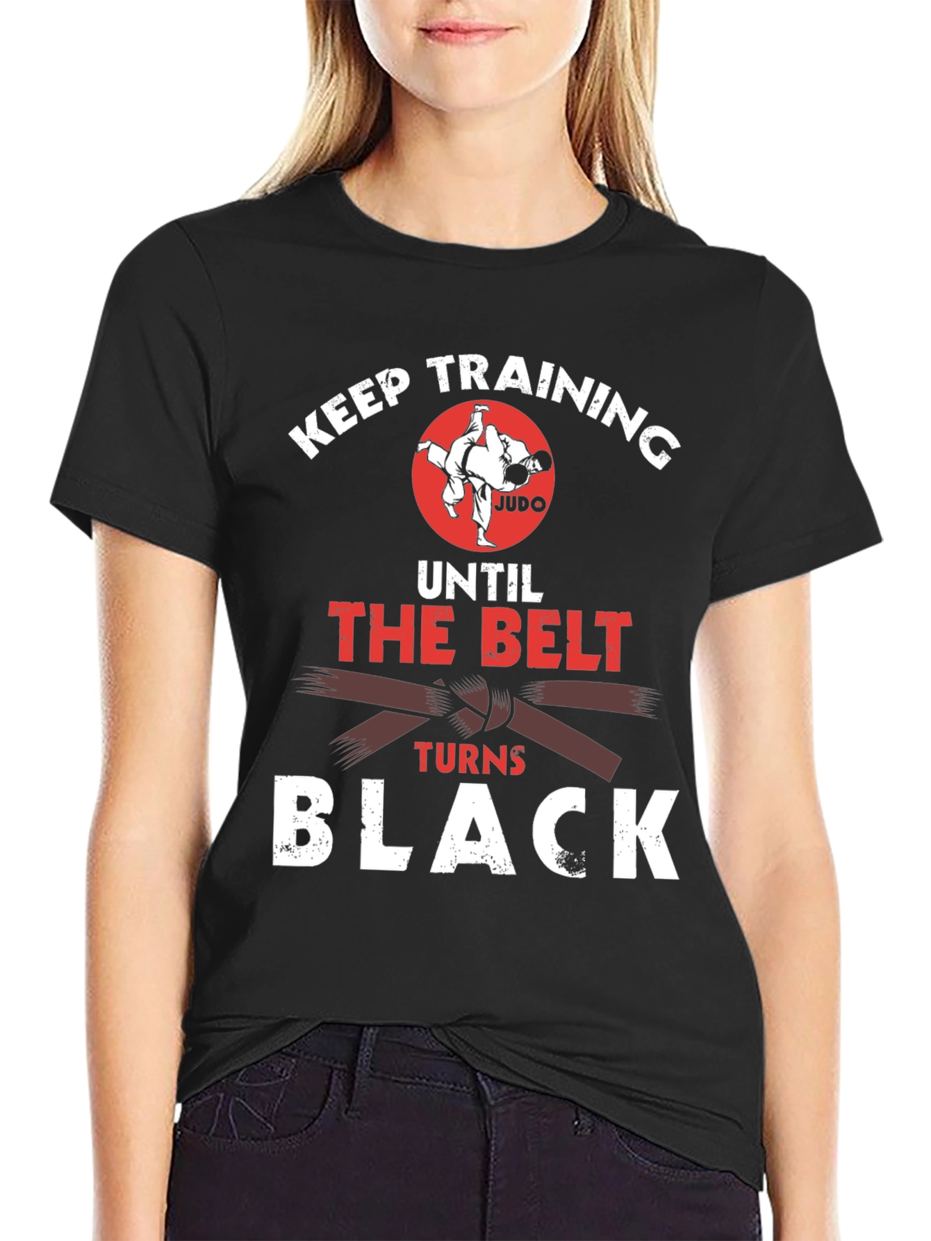 Judo Training Black Belt T-Shirt
