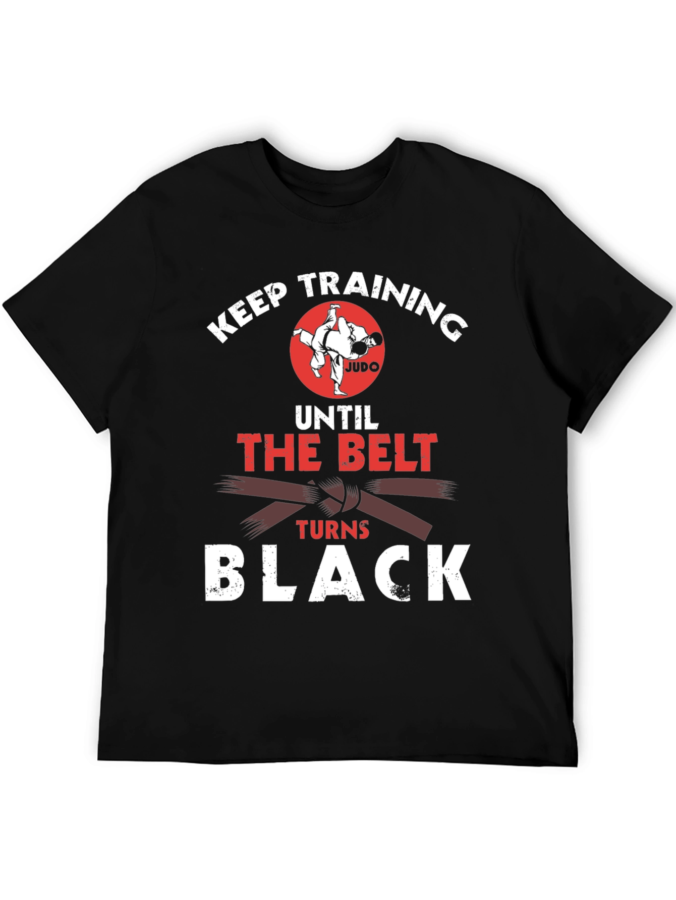 Judo Training Black Belt T-Shirt