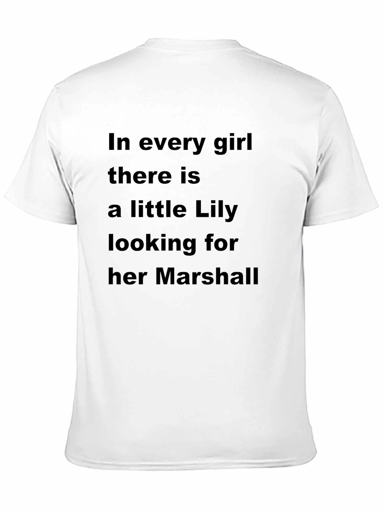 Lily and Marshall Graphic Tee - Black