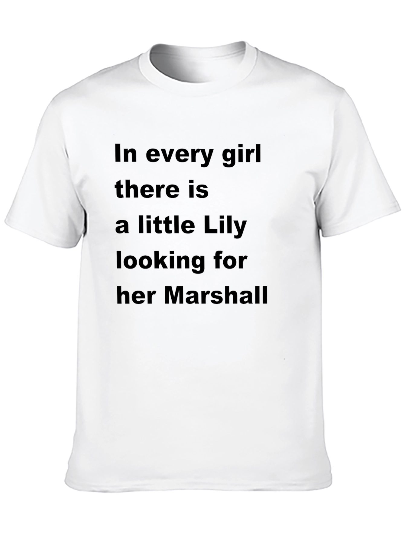 Lily and Marshall Graphic Tee - Black
