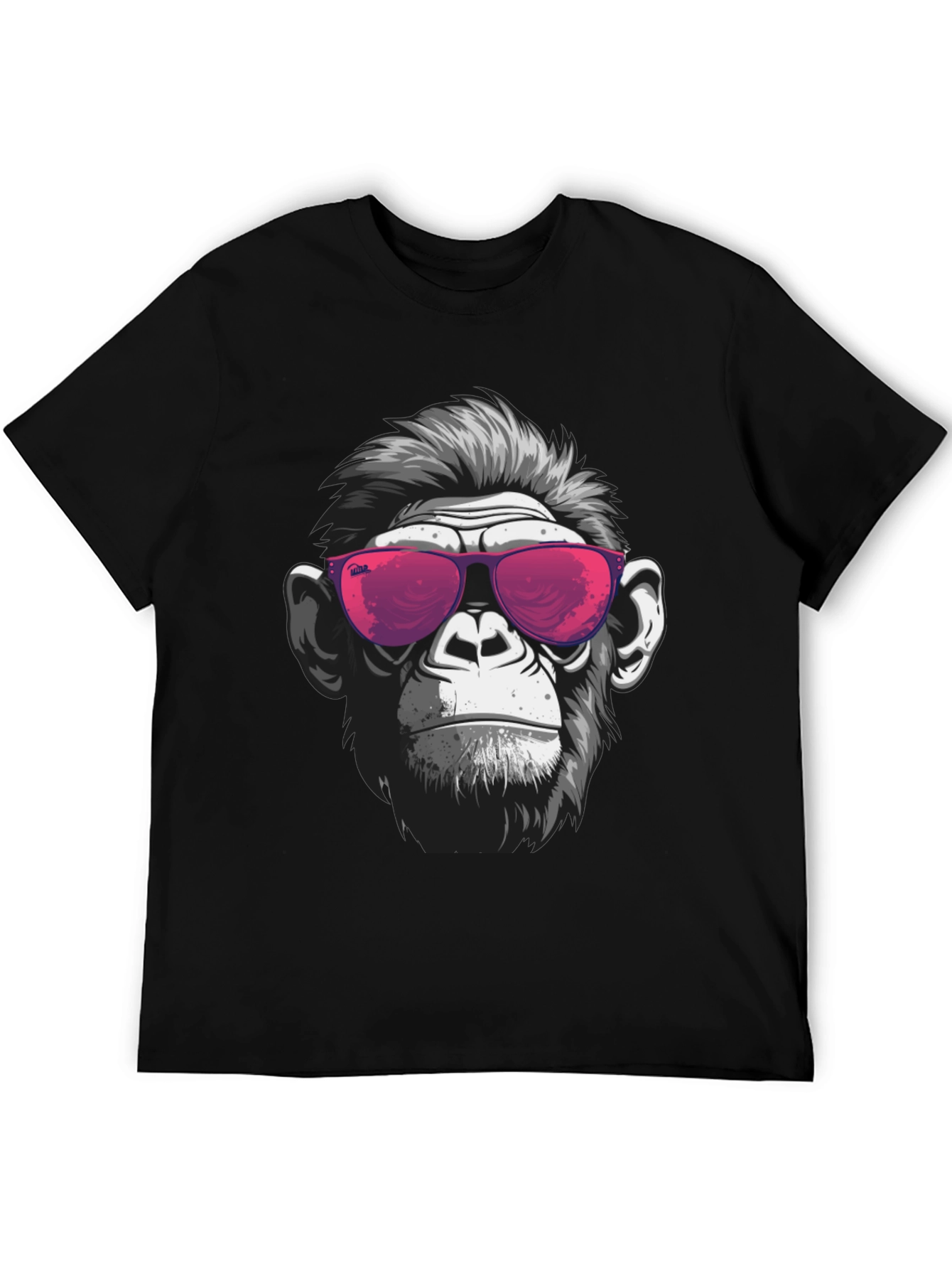 Cool Monkey Graphic Tee - Black T-Shirt
