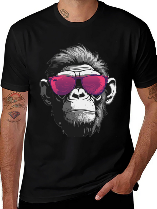 Cool Monkey Graphic Tee - Black T-Shirt