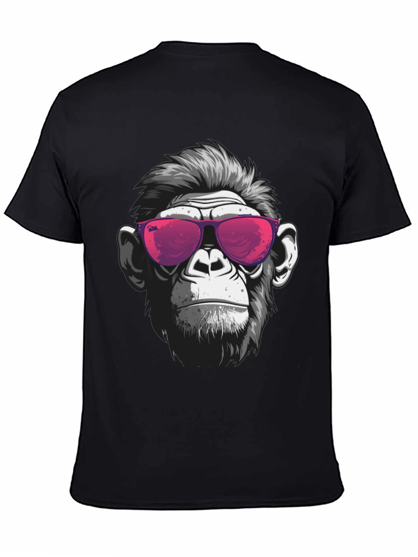 Cool Monkey Graphic Tee - Black T-Shirt