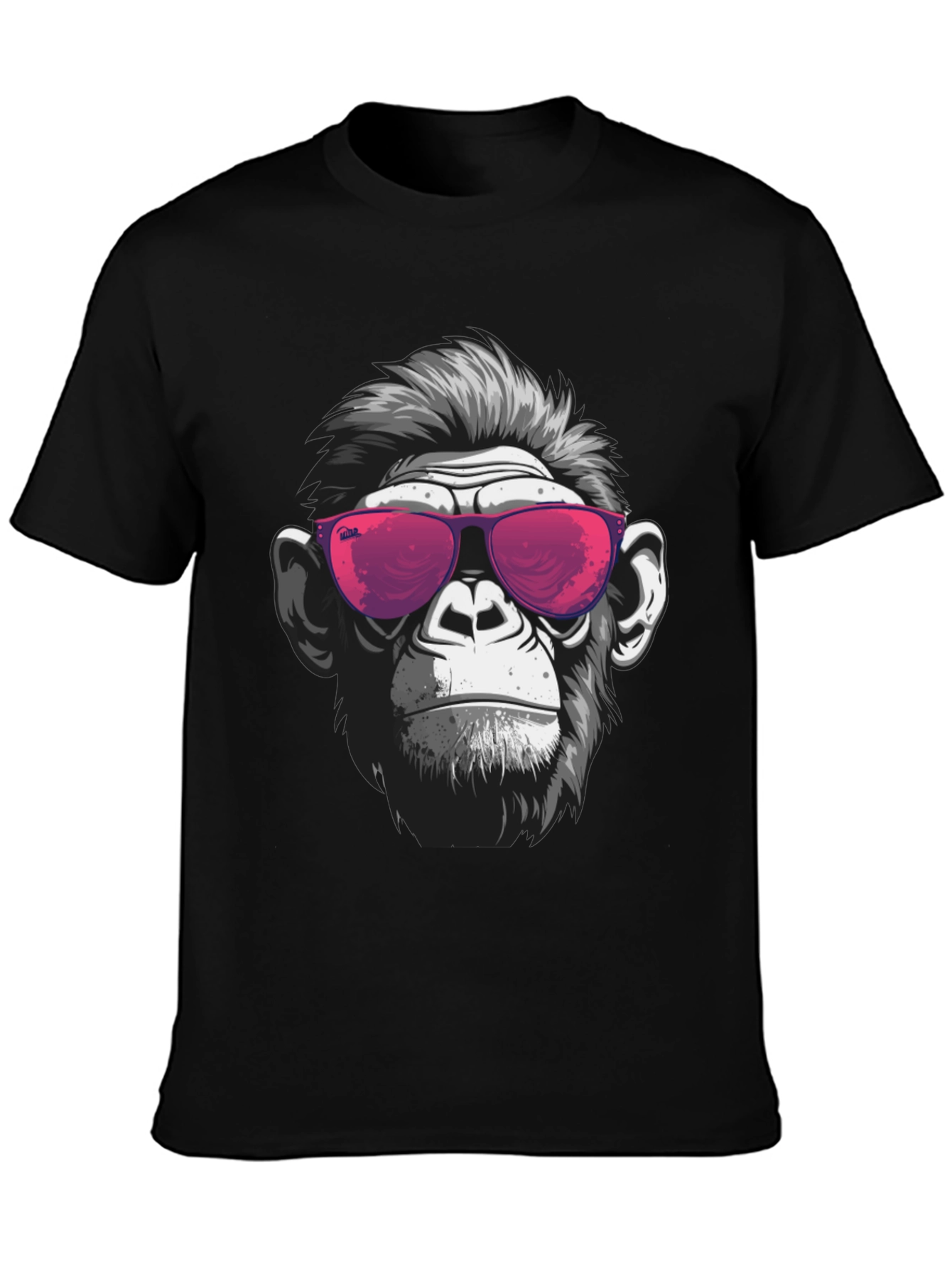 Cool Monkey Graphic Tee - Black T-Shirt
