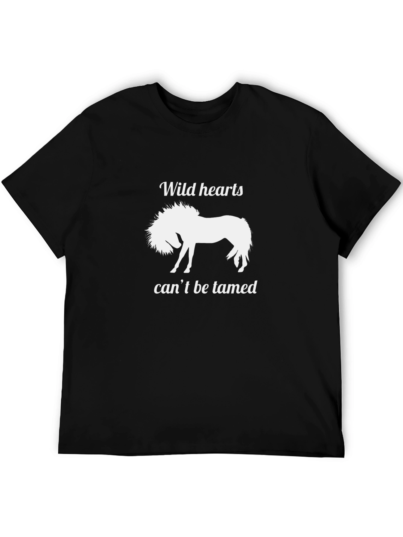 Wild Hearts Horse Graphic T-Shirt