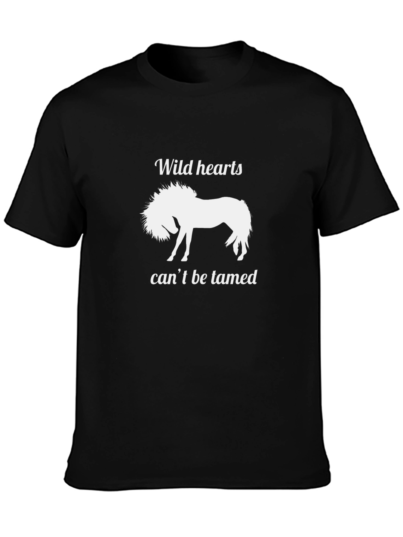 Wild Hearts Horse Graphic T-Shirt