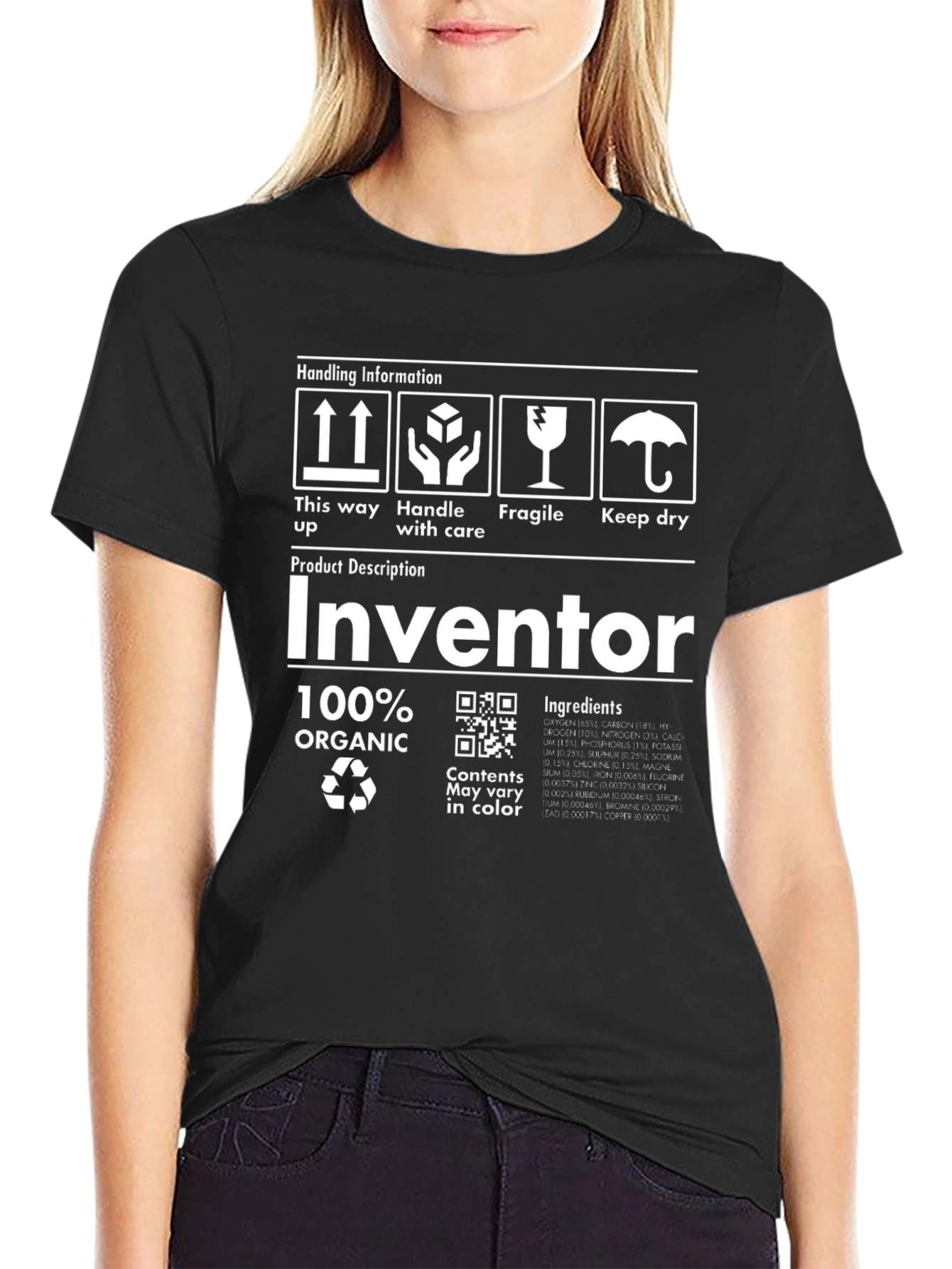 Inventor 100% Organic Funny T-Shirt