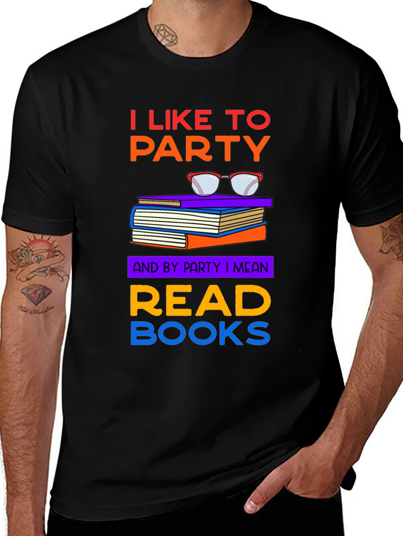 I Like to Party Read Books T-Shirt