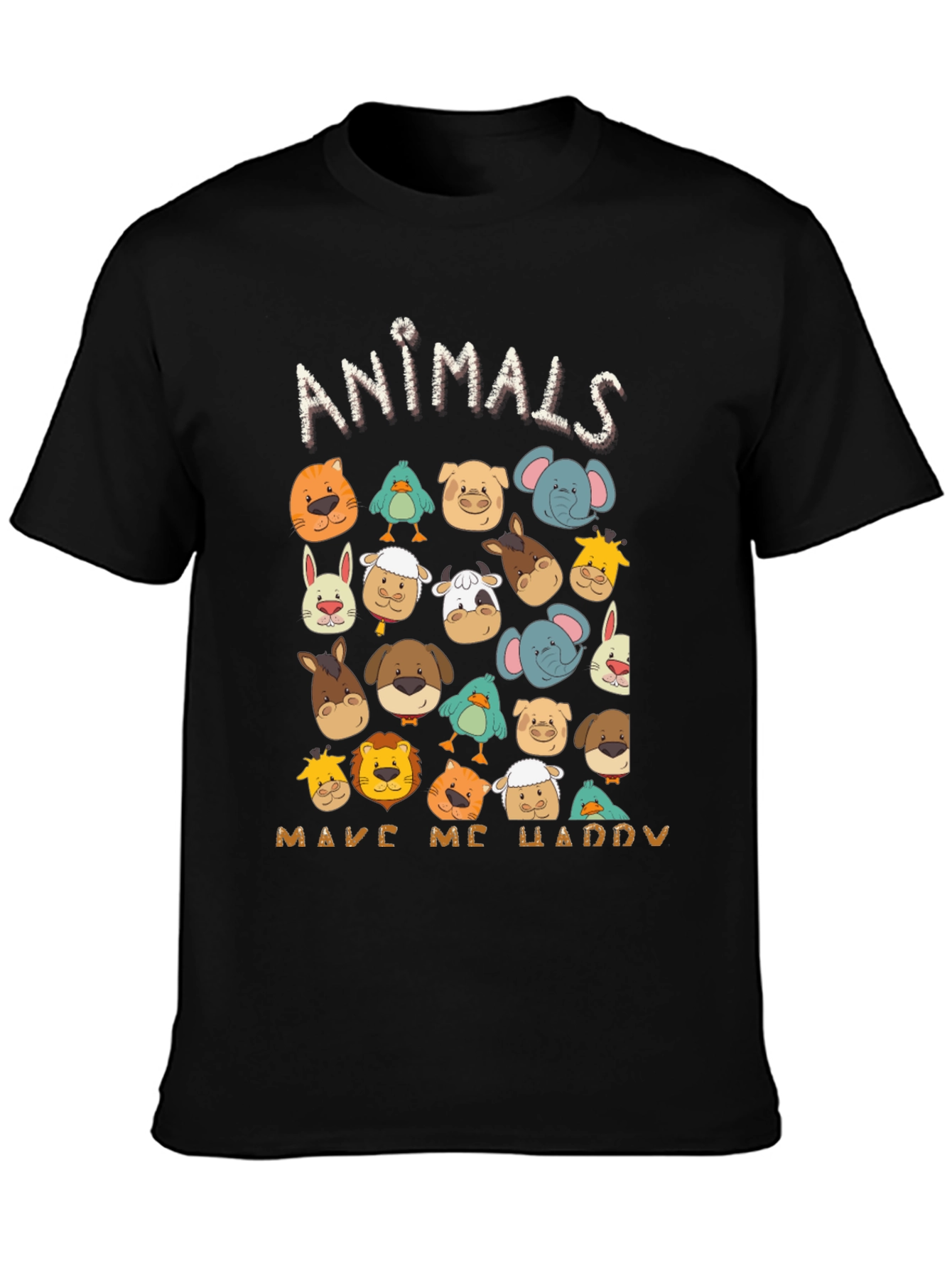 Animals Make Me Happy T-Shirt