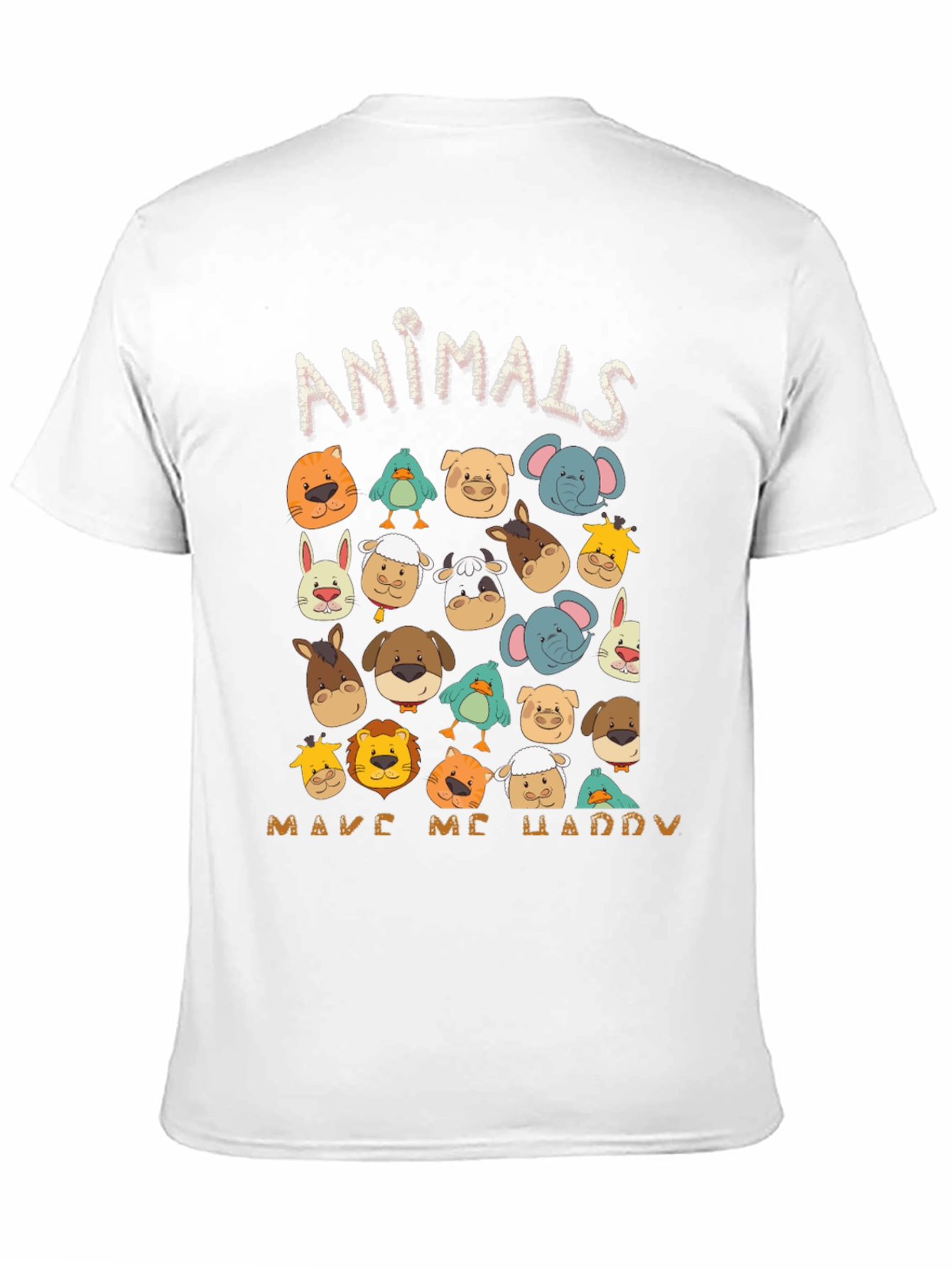Animals Make Me Happy T-Shirt