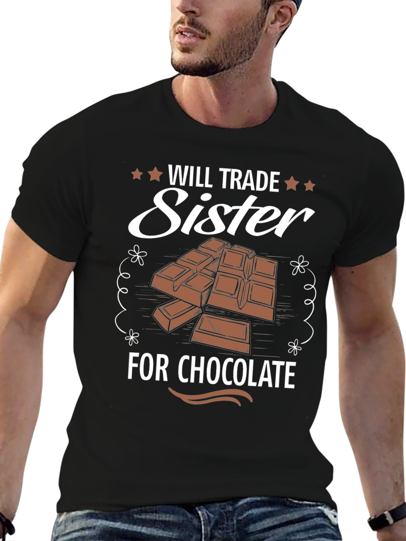 Will Trade Sister For Chocolate Graphic T-Shirt
