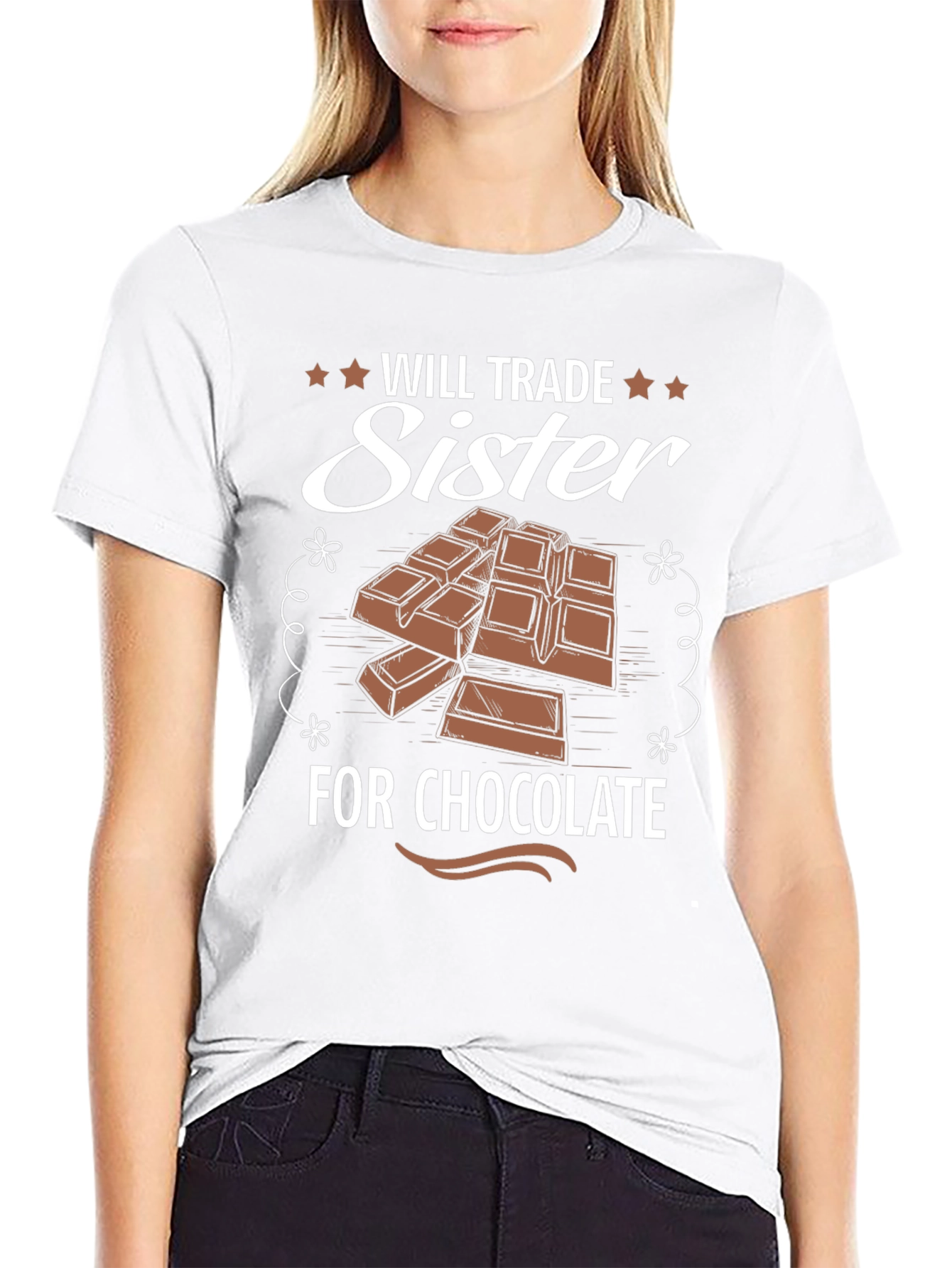 Will Trade Sister For Chocolate Graphic T-Shirt