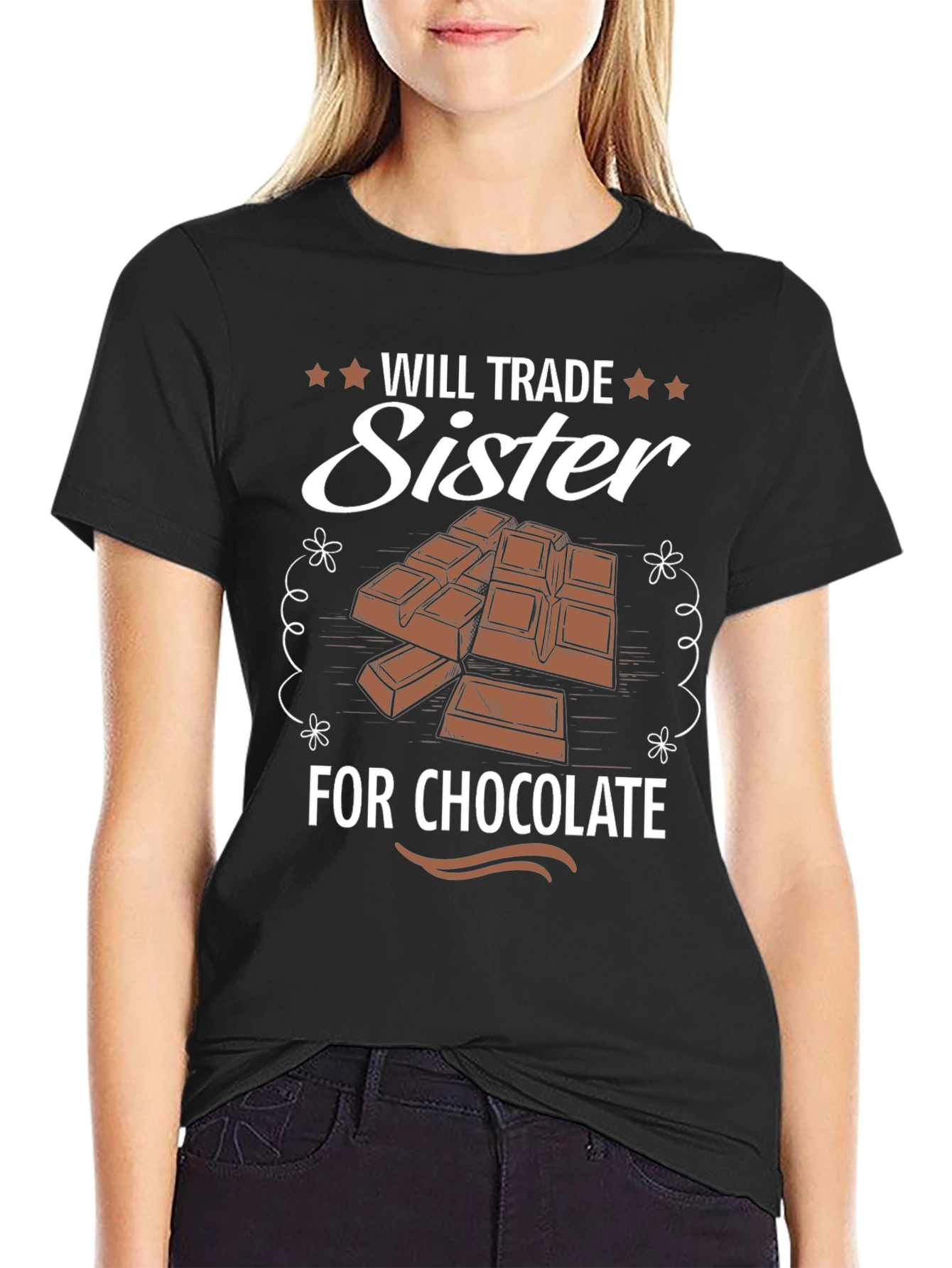 Will Trade Sister For Chocolate Graphic T-Shirt