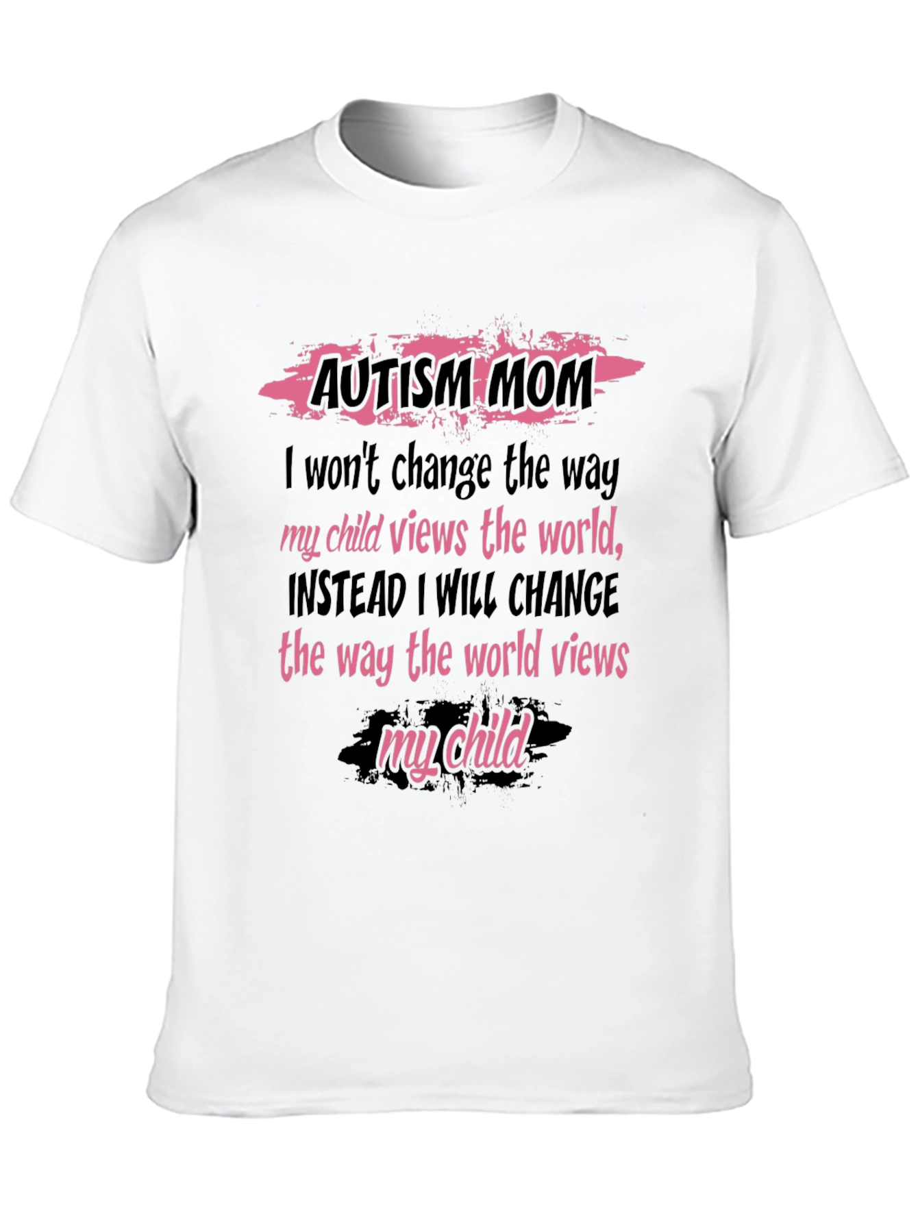 Autism Mom Graphic T-Shirt - Show Your Support!