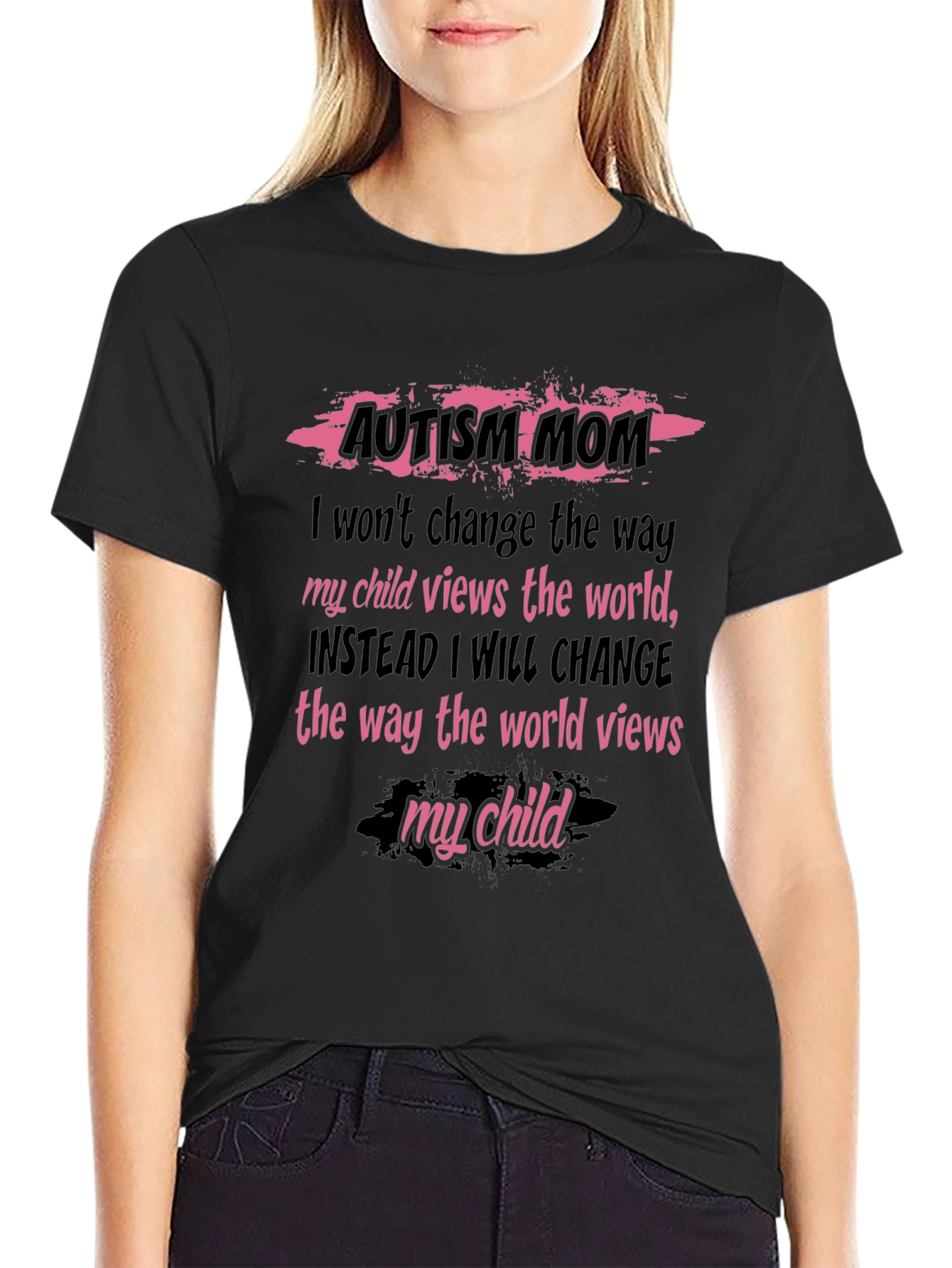 Autism Mom Graphic T-Shirt - Show Your Support!