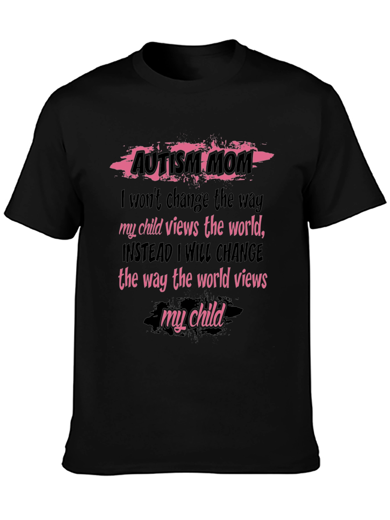 Autism Mom Graphic T-Shirt - Show Your Support!