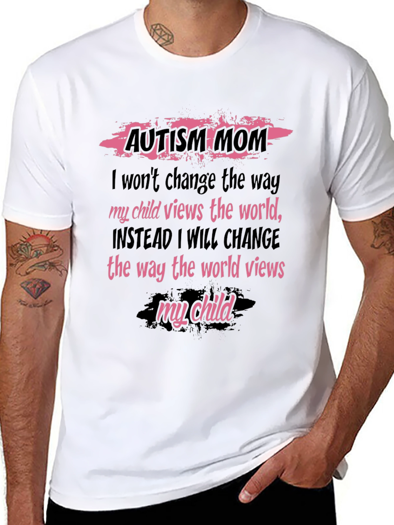 Autism Mom Graphic T-Shirt - Show Your Support!