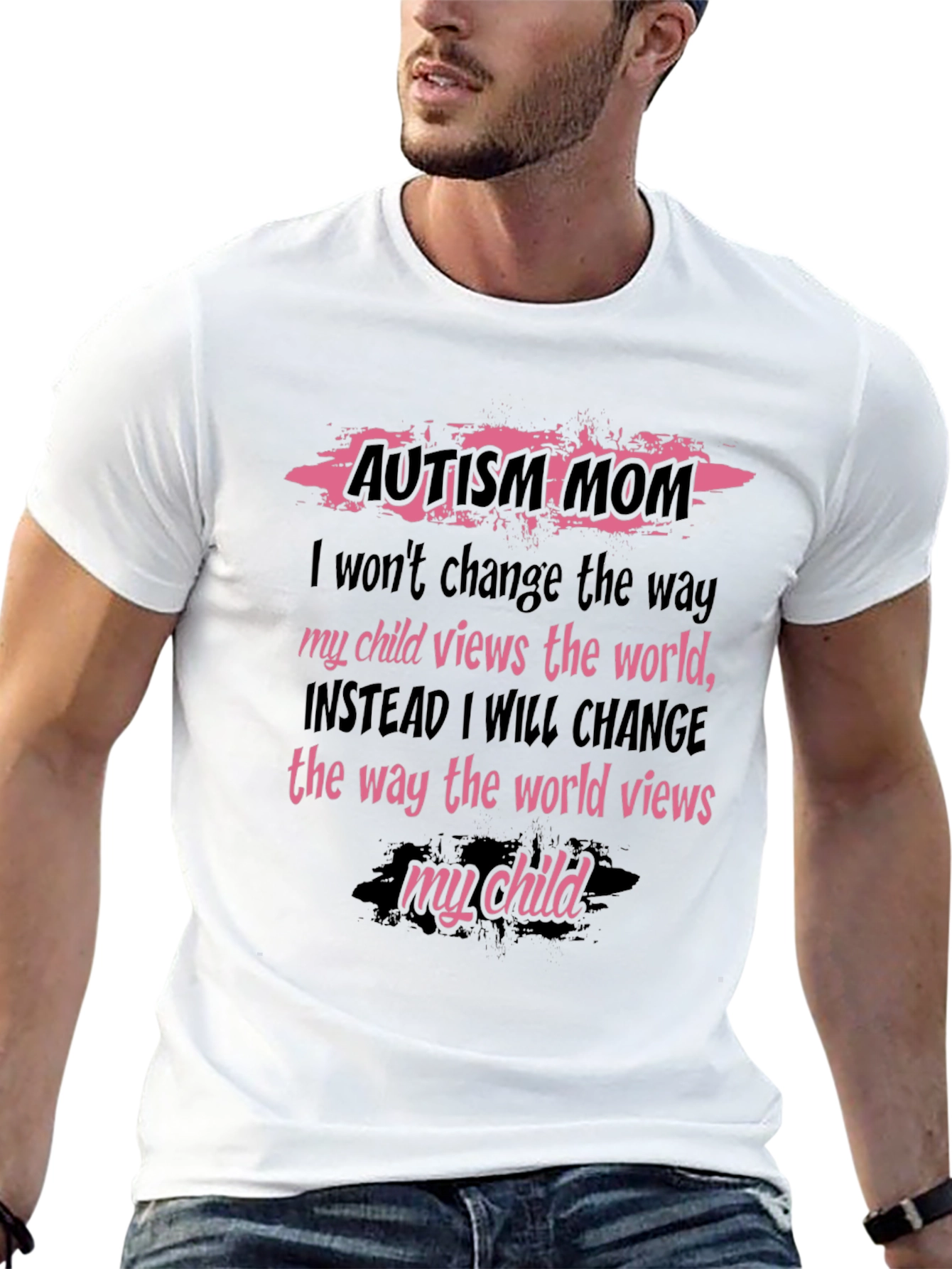 Autism Mom Graphic T-Shirt - Show Your Support!