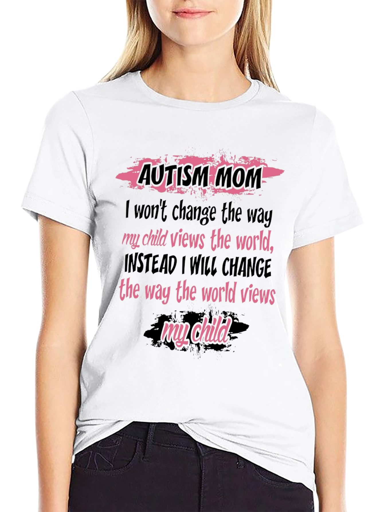 Autism Mom Graphic T-Shirt - Show Your Support!
