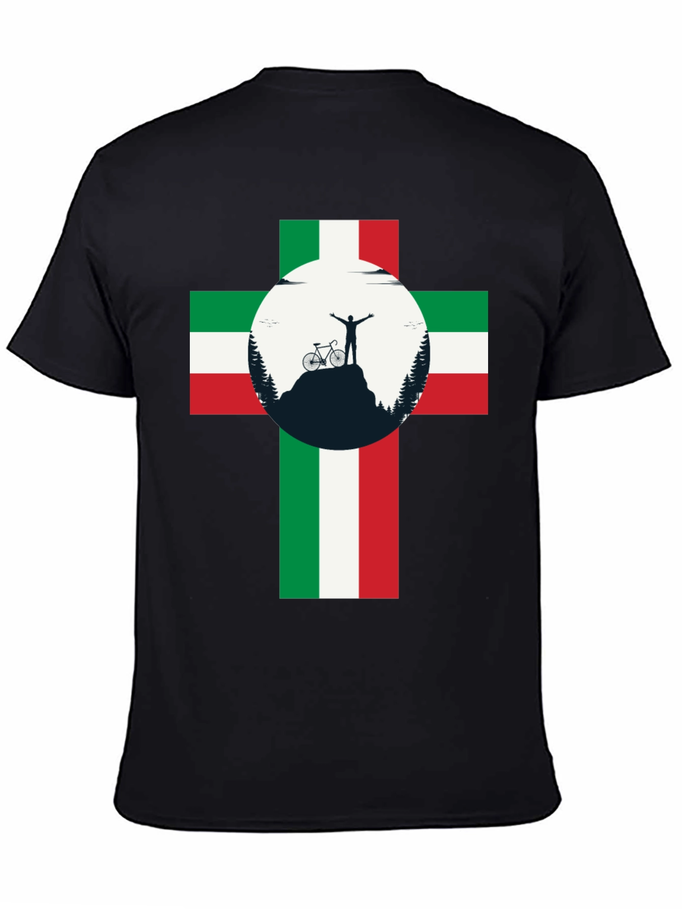 Italian Cyclist T-Shirt: Mountain Victory!