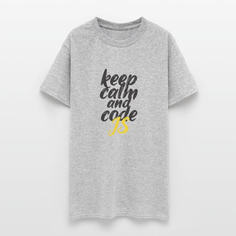 Keep Calm and Code JS - Gradient Yellow