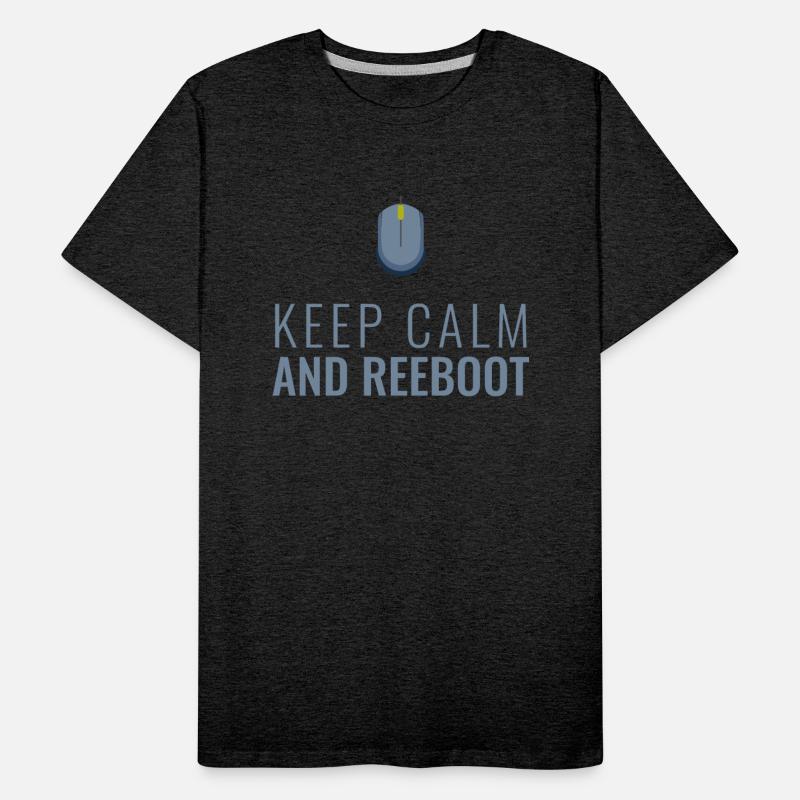 Keep Calm and Reboot, Funny IT Programmer.