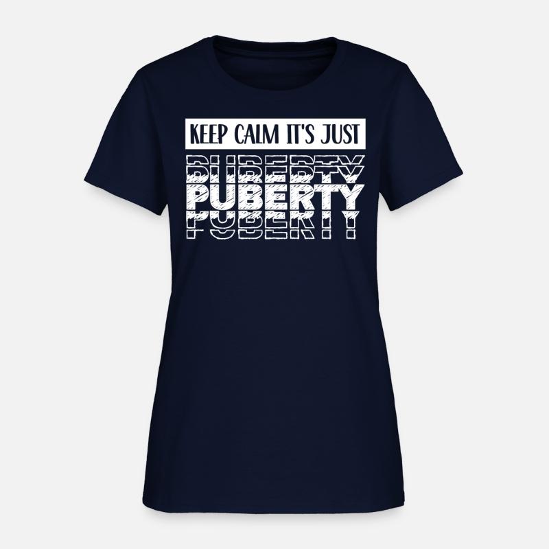 Keep Calm It's Just Puberty Teens Adolescence