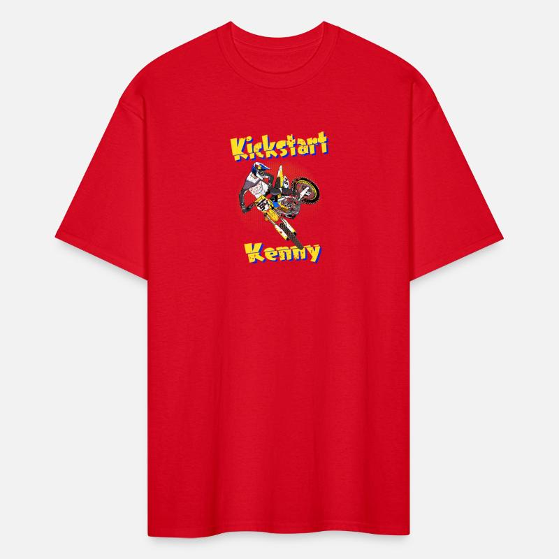 Kickstart Kenny Dirt Bike Racing Design