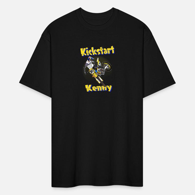 Kickstart Kenny Dirt Bike Racing Design