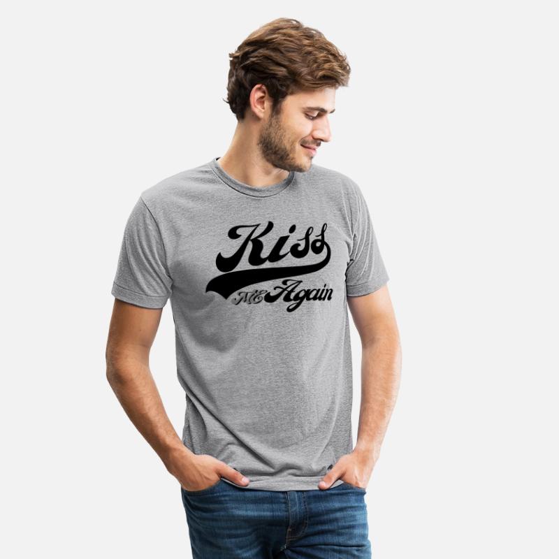 Kiss Me Again Swoosh design on simply color tone.