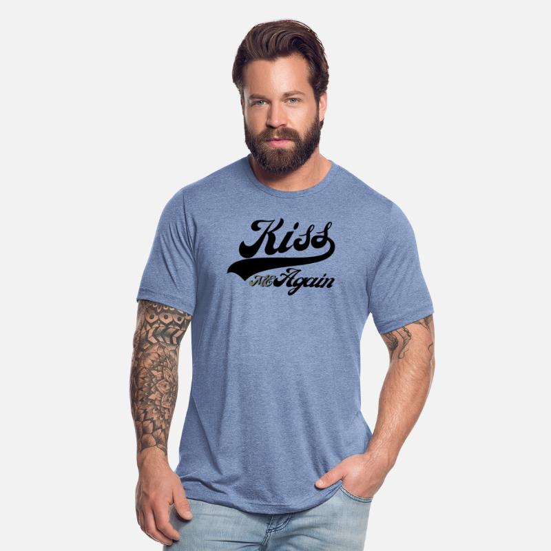 Kiss Me Again Swoosh design on simply color tone.