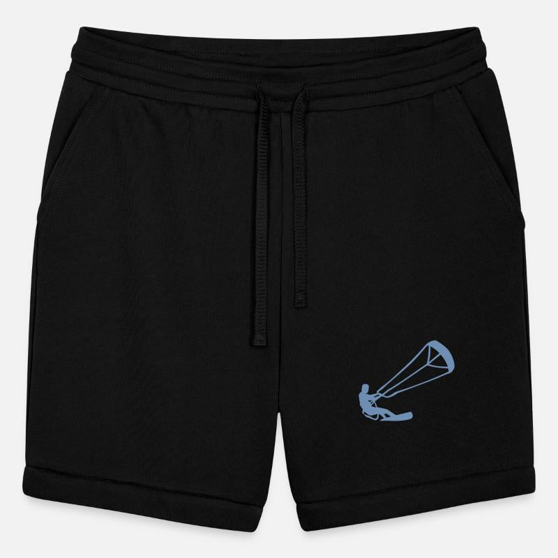 Kitesurfer silhouette kiteboarding adrenaline athl