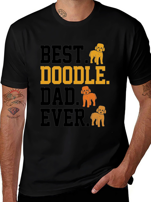 Best Doodle Dad Ever Graphic T-Shirt
