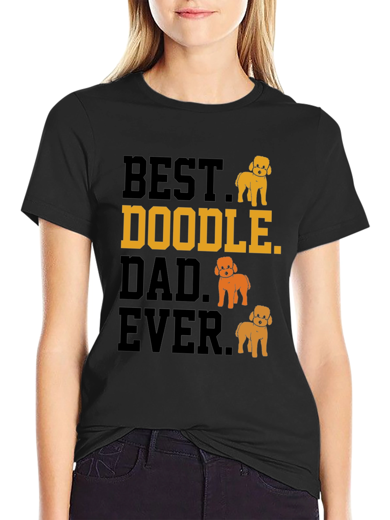 Best Doodle Dad Ever Graphic T-Shirt