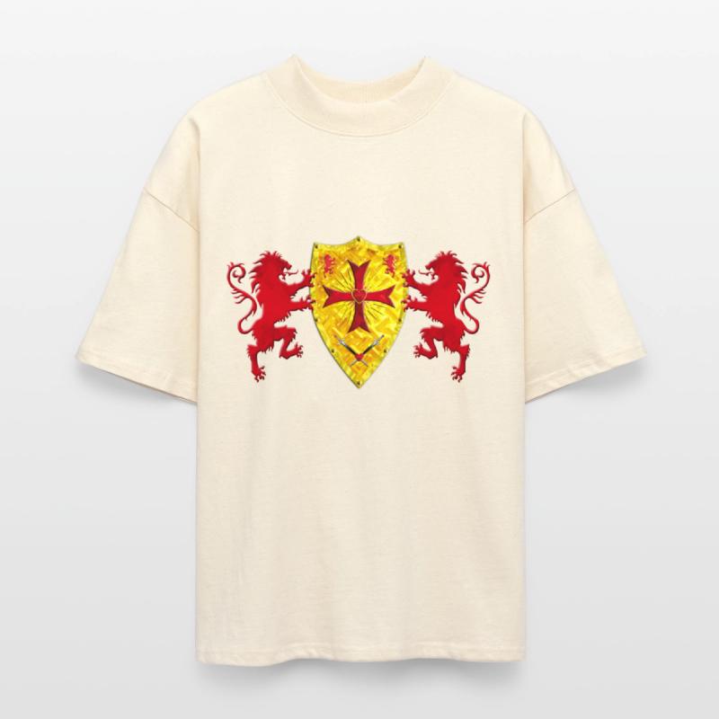 Knights Templars Crusaders Lions weapon shield