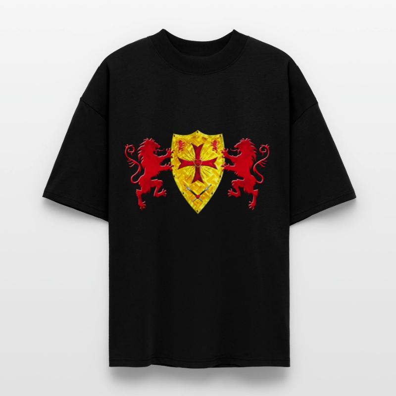 Knights Templars Crusaders Lions weapon shield