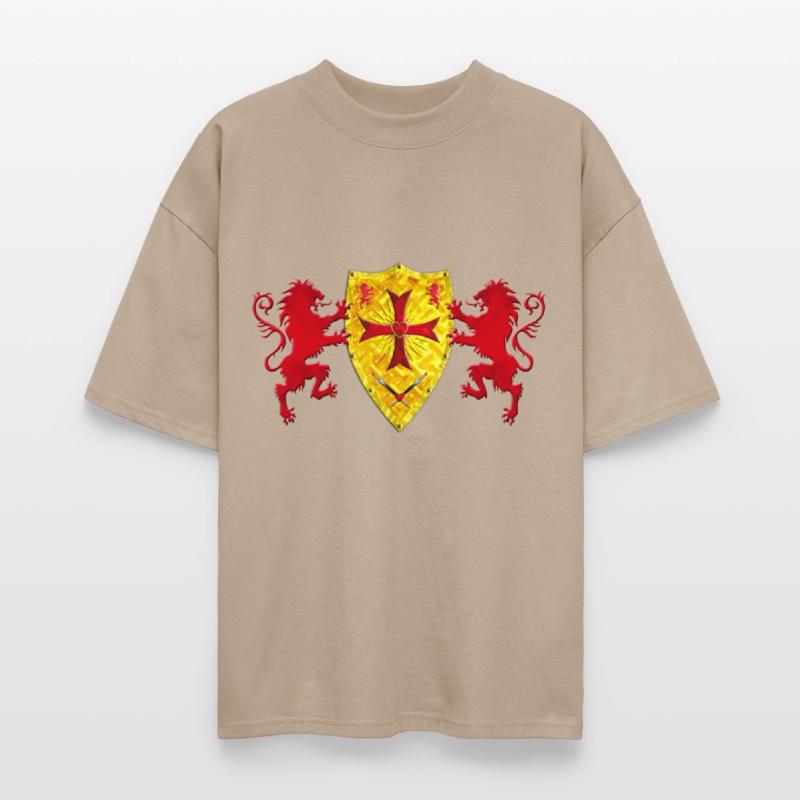 Knights Templars Crusaders Lions weapon shield