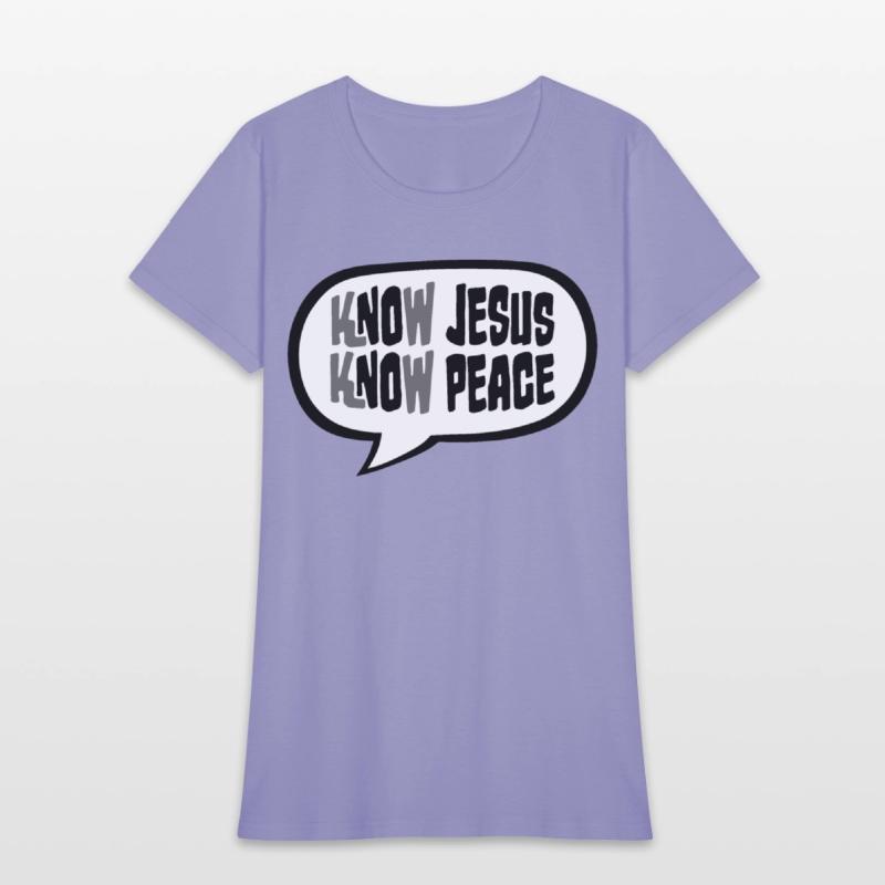 Know Jesus Know Peace No Hate Christian Bible Love
