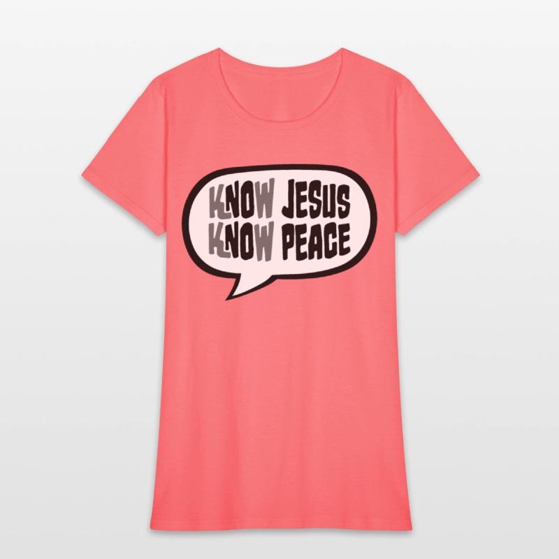 Know Jesus Know Peace No Hate Christian Bible Love