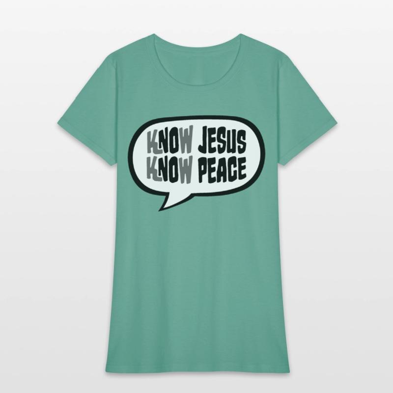 Know Jesus Know Peace No Hate Christian Bible Love