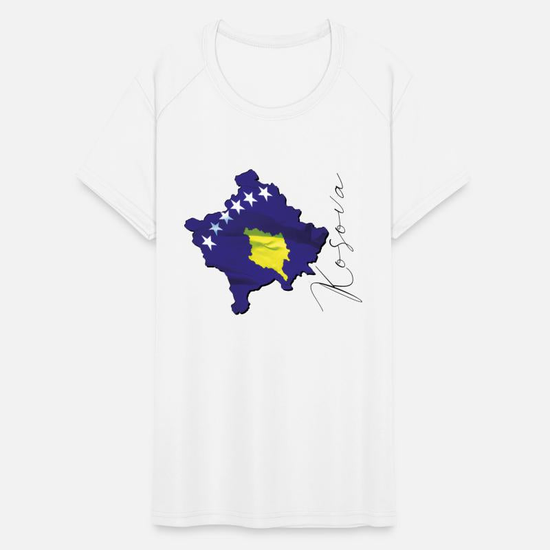 Kosovo Flag in Kosovo Map XK