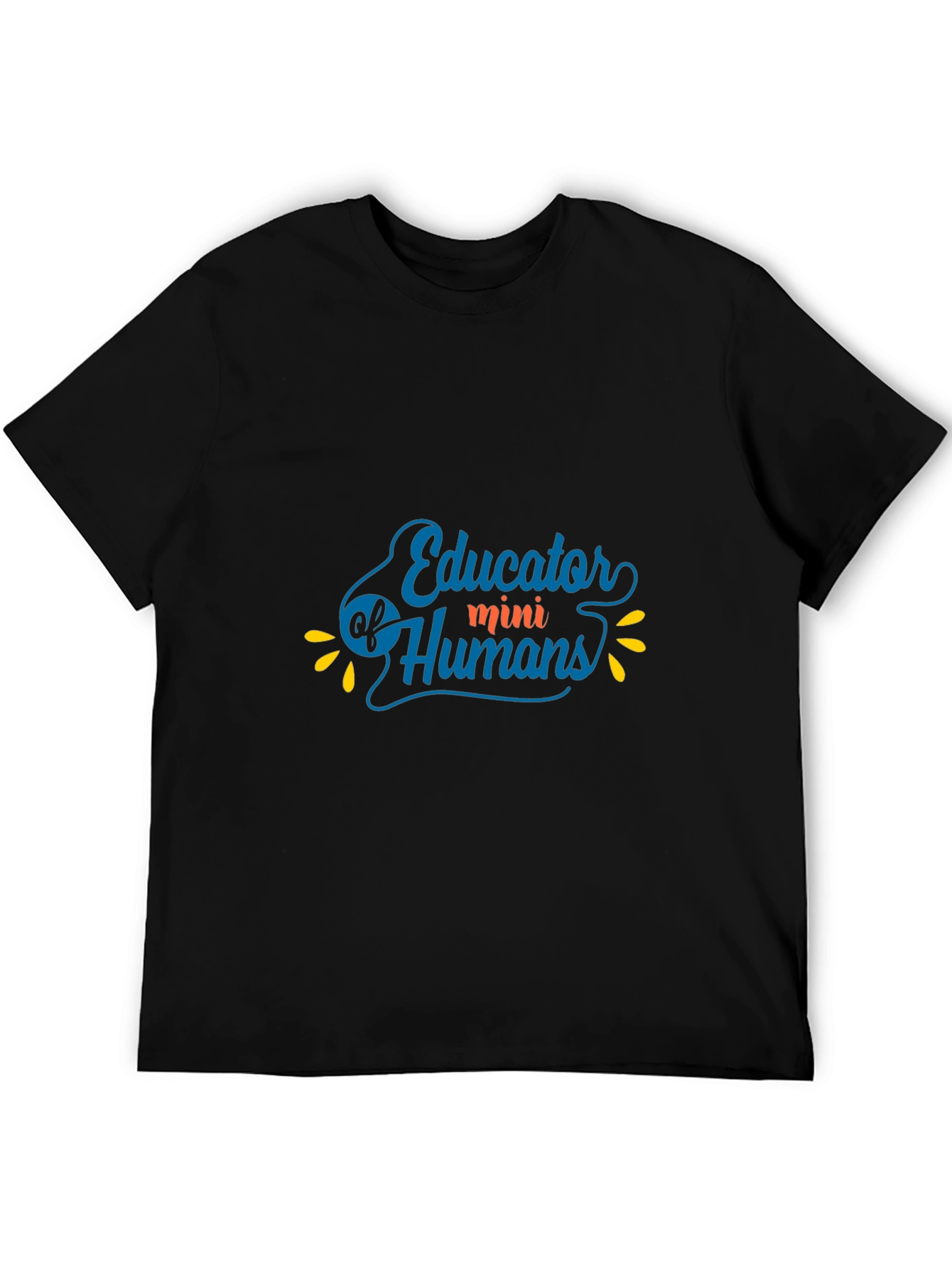 Educator of Mini Humans Black Graphic Tee