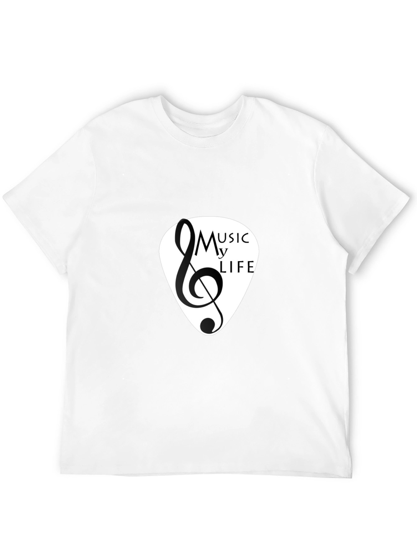 Music is My Life Black T-Shirt