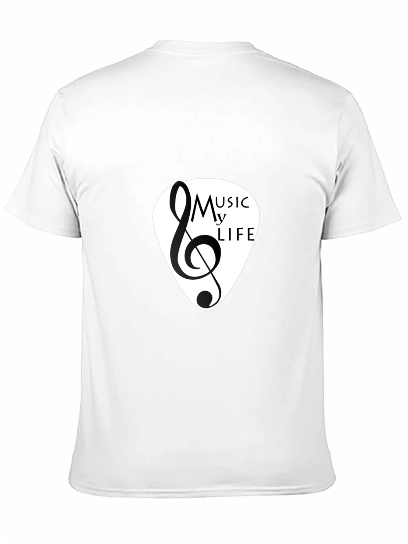 Music is My Life Black T-Shirt