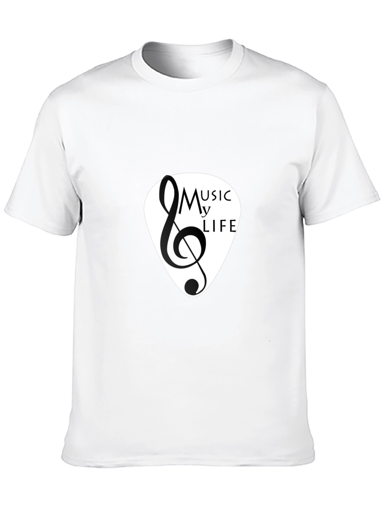 Music is My Life Black T-Shirt