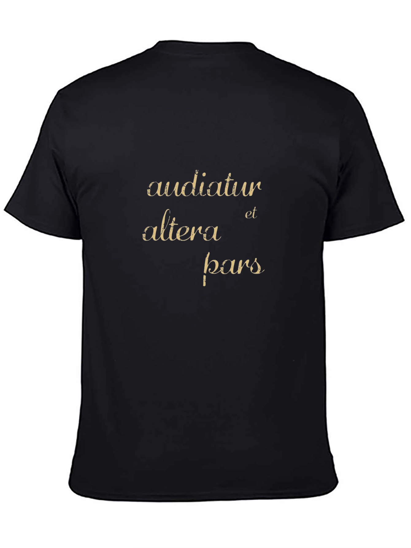 Audiatur Et Altera Pars Black T-Shirt