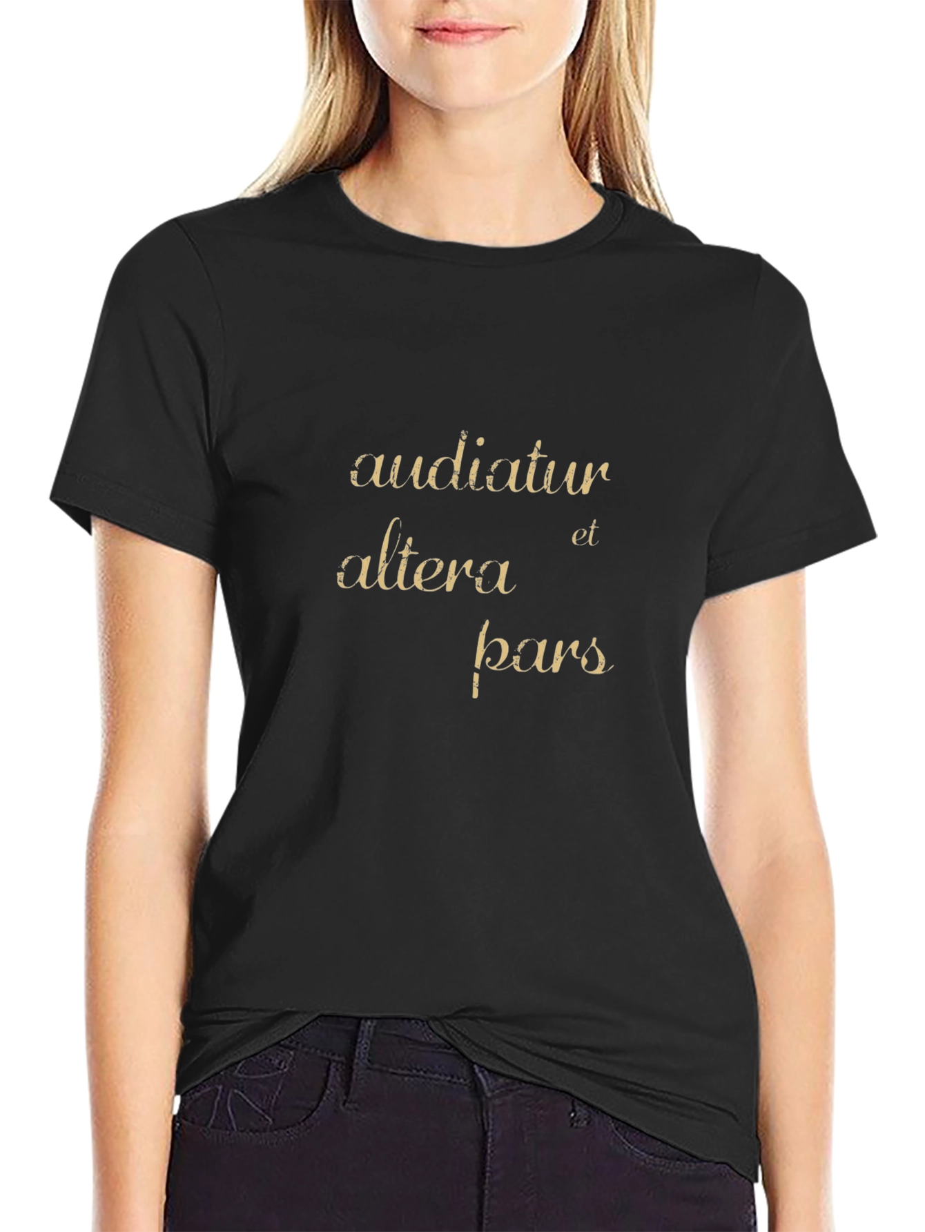 Audiatur Et Altera Pars Black T-Shirt