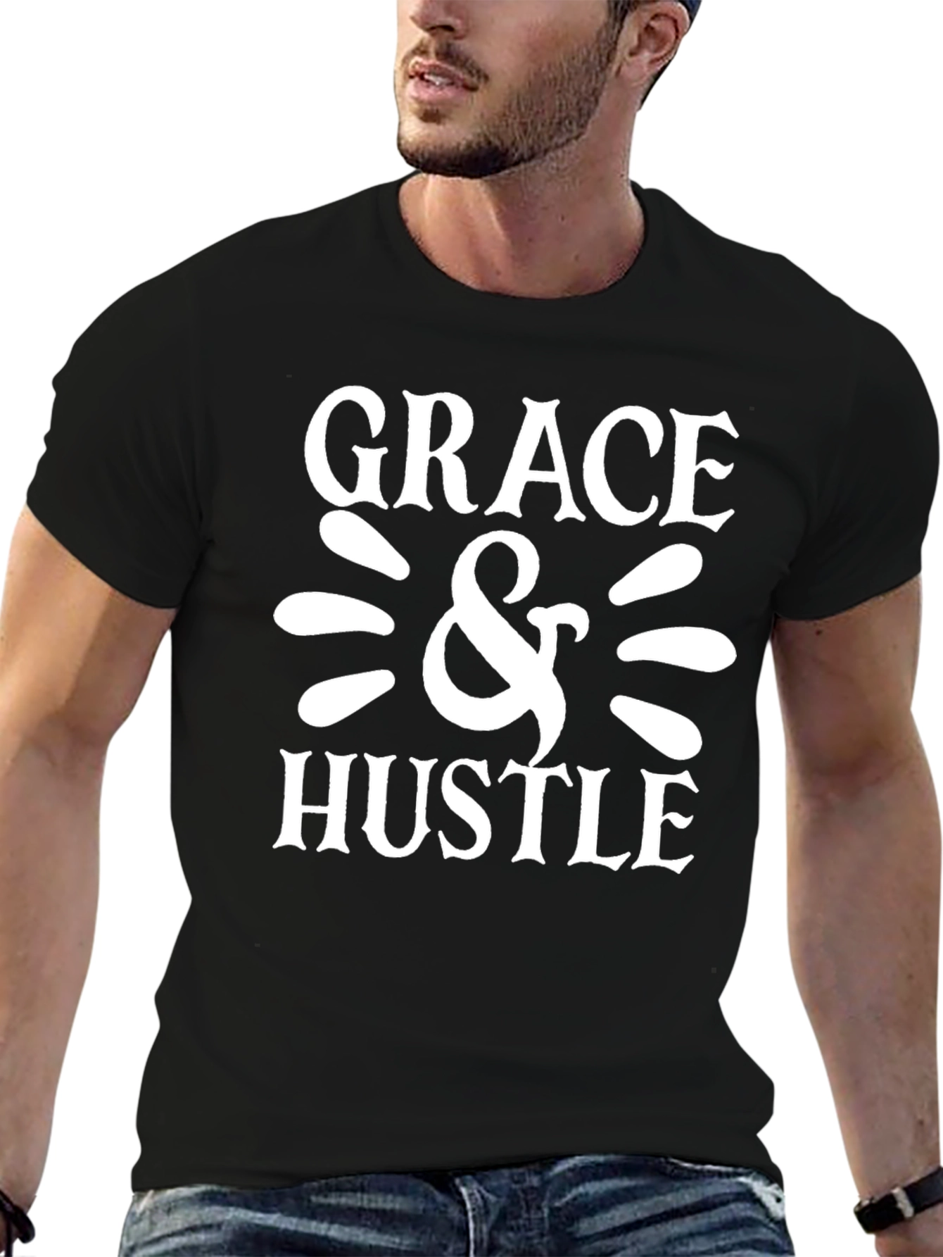 Grace & Hustle Graphic T-Shirt